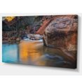 thumbnail image 2 of Slow Motion Virgin River at Zion - Landscape Canvas Art Print, 2 of 3