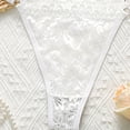thumbnail image 3 of SnZhen Thongs for Women Women's Panties Lace Seamless Low Waisted Ladies Thongs Physiological Underpants, 3 of 5