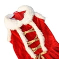 thumbnail image 4 of Noël pour Chien Rouge Jupe Chiot Robe d'Hiver Vêtements pour Animaux en Velours Costume Chaud, 4 of 10