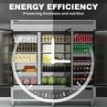 thumbnail image 6 of Coolski 82" W Commercial Refrigerator 72 Cu.ft 3 Door Reach-in Refrigerator for Kitchen, 6 of 9