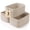 Beige, variant on Woven Storage Basket, Beige, 100% Cotton Rope, Sturdy Handles, Versatile Organizer for Laundry, Toys, Blankets, and More, 3Pcs