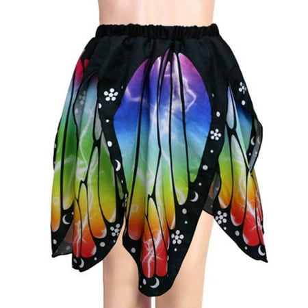 Plus Size Skirts Ladies Carnival Corset Tutu Skirt Set Colorful Print Party Outfit Womens Midi Skirt Multicolour One Size