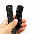 thumbnail image 3 of Watch Accessories Men's 19mm X 25mm Leather Strap For Hublot Series Fashion Business 22mm Buckle Ladies Rubber Sports Strap-black Red Line, 3 of 4