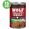 thumbnail image 3 of (2 pack) Wolf Brand Turkey Chili Without Beans, 96% Fat Free, 32g Protein Per Serving, 15 oz. Can, 3 of 10
