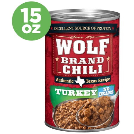 WOLF Turkey Chili No Beans, 15 OZ