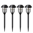 thumbnail image 2 of sruoe Solar Garden Lights, 4 PC Solar Lights Outdoor Decor, Solar Stake Lights, Solar Landscape Lights, Solar Lawn Ornaments, Flower Outdoor Lights for Yard Holiday Party Decoration, 2 of 7