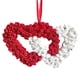 thumbnail image 5 of Corona de San Valentín, decoraciones de San Valentín, forma de doble corazón, decoración de pared, regalos de San Valentín para colgar en el, 5 of 10