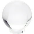 thumbnail image 2 of Plymor Clear Acrylic Egg, Marble, Ball or Sphere Thin Display Holder Stand, 0.1875" H x 1.25" W (12 Pack), 2 of 2