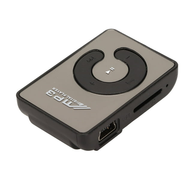 Reproductor De MP3 Con Clip Trasero, Reproductor De Música Digital Ultrafino Para Estudiantes, Reproductor De Audio Con Sonido Sin Pérdidas Con Auriculares Para Correr