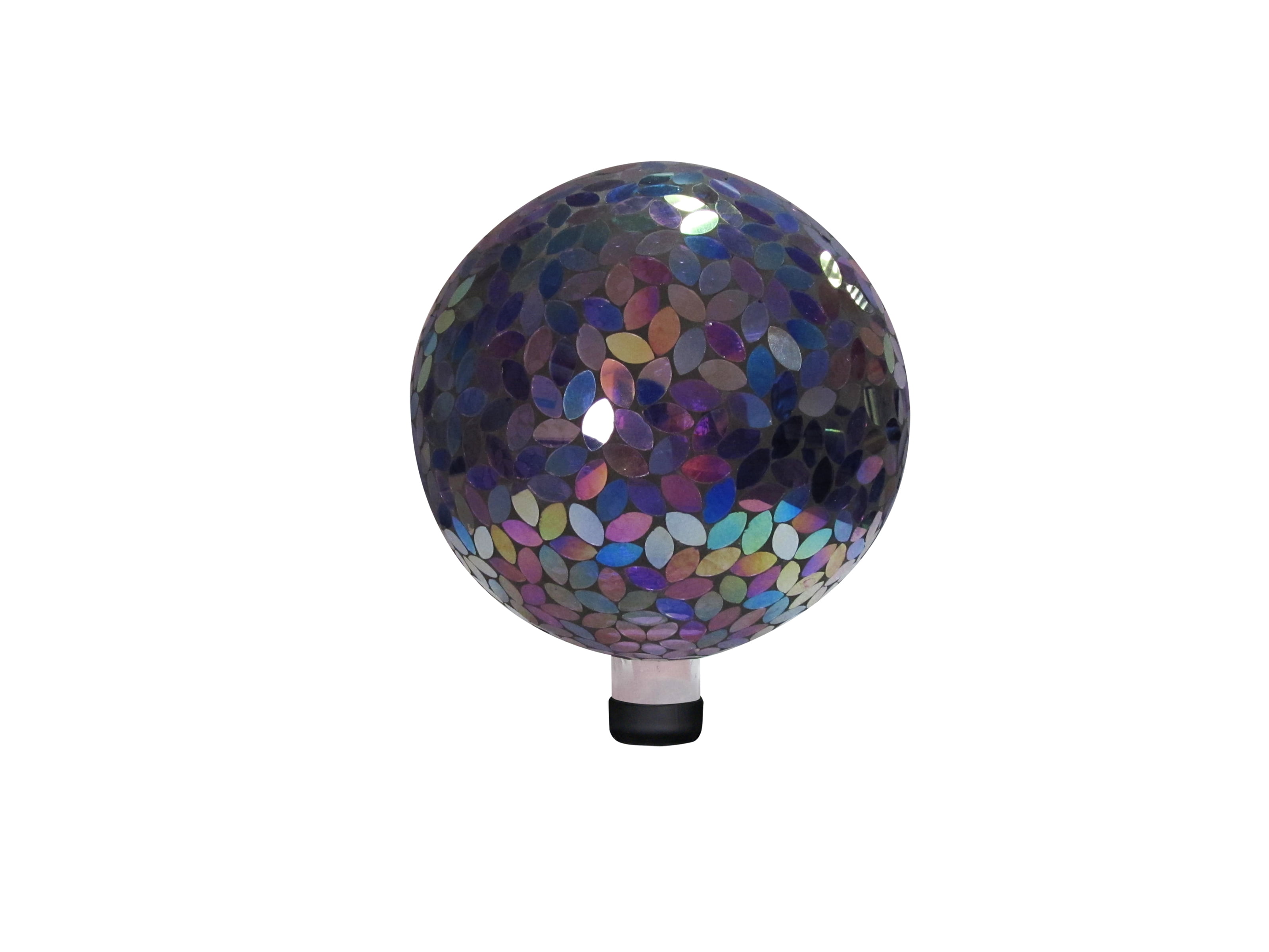 10 Inch Mosaic Gazing Ball - Purple - Walmart.com