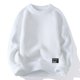 thumbnail image 3 of Casual Men's Round Neck Sweater Solid Color Texture Warm Knit Slim Fit Pullover Sweater Fashion New Winter, 3 of 5