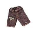 thumbnail image 4 of figura de acción masculina Strade Fareast Limited 1:12 pantalones cortos de mezclilla accesorios para muñecas de moda Negro con agujeros, 4 of 8