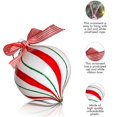 thumbnail image 4 of Juego de adornos navideños Ornativity Peppermint Candy, 12 unidades, 4 of 7