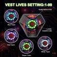 thumbnail image 3 of Juego de 4 pistolas láser Winyea Tag, LED, alcance de 45 m, para mayores de 8 años, 3 of 7