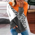 thumbnail image 1 of 50 % de Rabais Liquidation Chandail en Molleton Surdimensionné pour Femmes 2023 Col Rond Mode Décontracté Manches Longues Imprimé Chandail en Molleton Haut Blouse, 1 of 5