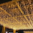 thumbnail image 4 of Guirnalda de luces LED para decoración navideña 2025 para exteriores, 8/12 m, conector impermeable, luz de carámbano, decoración de Año Nuevo 2025 para el hogar, 4 of 5