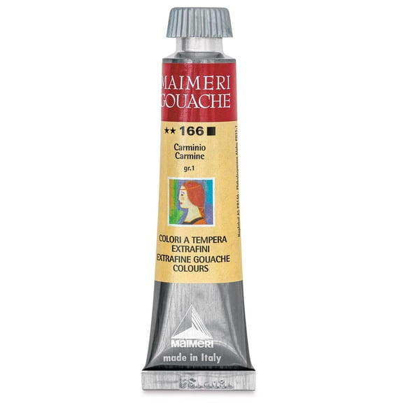Maimeri Artist Gouache - Carmine, 20 ml tube
