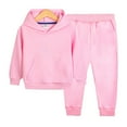 thumbnail image 6 of KYAIGUO Toddler 2 Piece Outfits Hoodie Sweatshirt Tracksuit Newborn Boys Girls Clothes for 1-12Y, 6 of 8