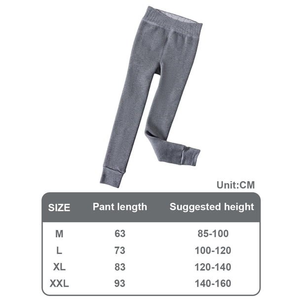 Leggings Térmicos De Invierno Para Niñas: Pantalón Forrado Polar, Cintura Alta Y Suave, Ideal Para El Frío Escolar