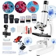 thumbnail image 1 of Poothoh Microscope for Adults Kids 40-2000X Magnification Compound Microscope with Microscope Slides Fill Light,Suitable for Children Students Home School Laboratory Microscope kit, 1 of 9