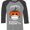 black/gray, variant on Happy Halloween Shirt 2020 Quarantine Pumpkin 3/4 Sleeve Baseball Jersey Shirt Small black/gray