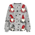 thumbnail image 5 of WXLWZYWL Womens Ugly Christmas Sweater Funny Sweatshirts Holiday 3D Print Trendy Cute Long Sleeve Pullover 2024 Loose Christmas Sweaters Pullover, 5 of 6
