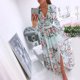 thumbnail image 3 of Vestidos Para Mujer Casual V-Cuello Manga Larga Floral Impreso Split Boho Vestidos Odeerbi ODB126271, 3 of 8