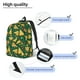 thumbnail image 3 of Disketp Pizza Mochila de Lona Estampada, Mochila Escolar de Viaje Ligera para Estudiantes y Portátil-Medium, 3 of 5