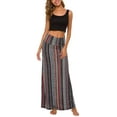 thumbnail image 2 of Urban CoCo Women's Fold-Over Flare Long Maxi Skirt (6,XL), 2 of 4