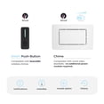 thumbnail image 2 of Heath Zenith Heath Zenith White/Black Plastic Wired Smart Doorbell Kit, 2 of 8