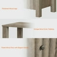 thumbnail image 2 of WAMPAT End Table with 1 Storage Drawer, Modern Side Table for Living Room, Vintage Grey Wood Nightstand Bedside Table for Bedroom, 2 of 7