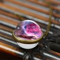 thumbnail image 5 of Collar de ocho planetas con colgante de bola de cristal de doble cara, collar de estrellas guardianas del sistema Solar de la galaxia del universo para mujer, 5 of 5