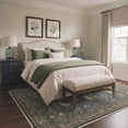 thumbnail image 2 of KUETH 8'x10' Vintage Floral Area Rugs for Living Room, Non Slip Machine Washable Forest Bird Rug, Low Pile Print Rug for Bedroom Dining Room Home Office, 2 of 5