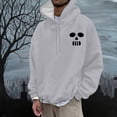 thumbnail image 1 of MKLEKYY Cardigan Léger Mode Décontractée pour Hommes Impression 3D Manches Longues Pull à Capuche avec Cordon de Serrage, 1 of 4