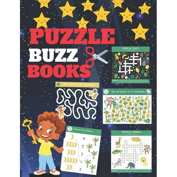 Puzzle Buzz Books: Sharpen your pencils and start developing brainpower today, with the best brain health choice among t, (Paperback)