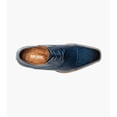 thumbnail image 3 of Stacy Adams Hobson Cap Toe Oxford Dress Shoes Navy Blue Leather 25764-400, 3 of 6