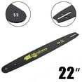 thumbnail image 2 of 22" CHAINSAW GUIDE BAR 0.325" 0.058G For 52CC 58CC CHAINSAW 5200 5800, 2 of 13