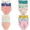 thumbnail image 2 of B&Q 12-Pack Cotton Briefs for Active Toddlers and Little Girls, Sizes 2T-7T, 2 of 5
