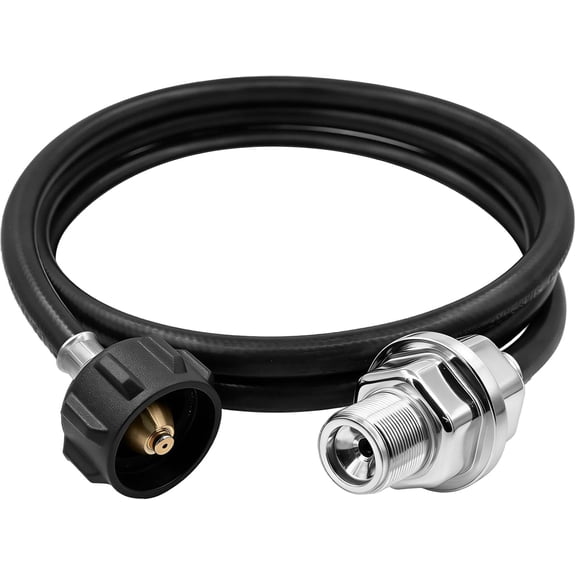 F273699 Fuel Filter with 10FT Propane Hose, Compatible with Buddy Series Heater (F232000, F273701, 6351206), QCC1/Type1 Adapter for 20-45 lb Tanks, CSA Certified 3-Layer Safety Hose, 1-Year Warranty