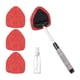thumbnail image 3 of Kit de limpieza de parabrisas de coche con almohadillas de microfibra reutilizables con botella pulverizadora almohadilla de microfibra roja, 3 of 8