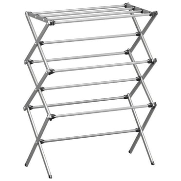 KINGRACK Expandable Clothes Drying Rack, Foldable & Collapsible Steel ...