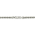 thumbnail image 3 of White Sterling Silver bracelet Chain style Rope 8 in 4.3 mm, 3 of 4
