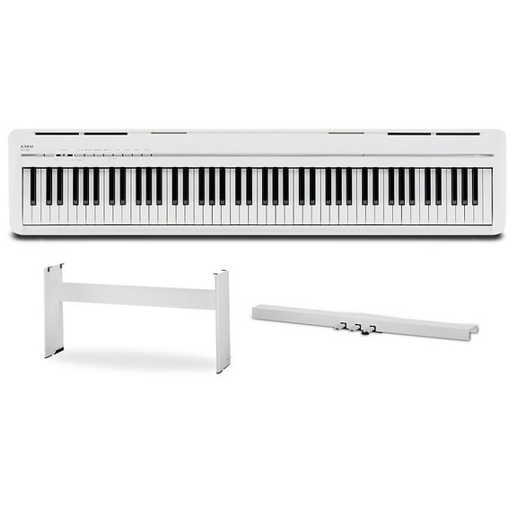 Kawai ES-120 88-Key Digital Piano With HML-2 Stand and F-351 Triple Pedal White
