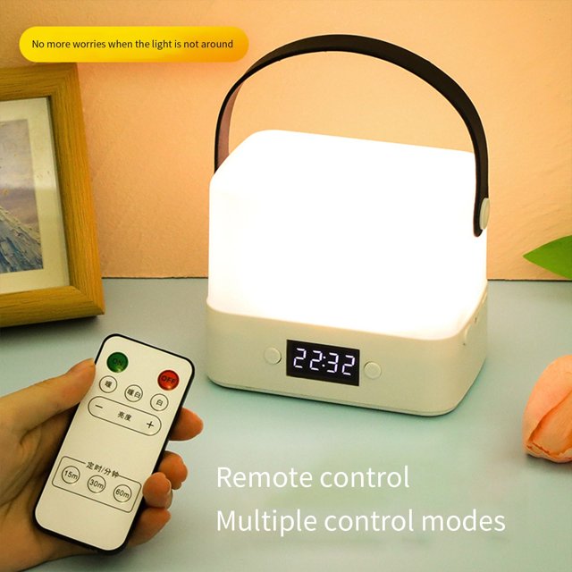 Jioakfa Electric Household Items Rechargeable Remote-Controlled Night Light For Breastfeeding After Delivery White B