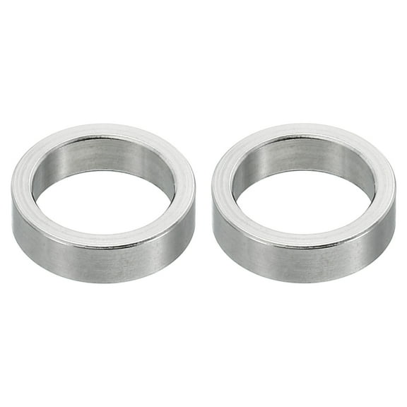 M12 Stainless Steel Spacers, 2 Pcs Metal Spacer Stainless Steel 12.2mm ID x 16mm OD x 4mm L for 1/2" or M12 Screw