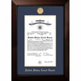 thumbnail image 2 of Campus Images CGCLG0028.5x11 8.5 x 11 in. Patriot Frames Coast Guard Certificate Legacy Black Cherry Frame with Silver Medallion, 2 of 2