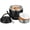 Black, variant on Thermo Food Jar Adults Kids 32oz Soup Insulated Lunch Container for Hot Food Wide Mouth Vacuum Stainless Steel Leakproof Bento Box with Spoon