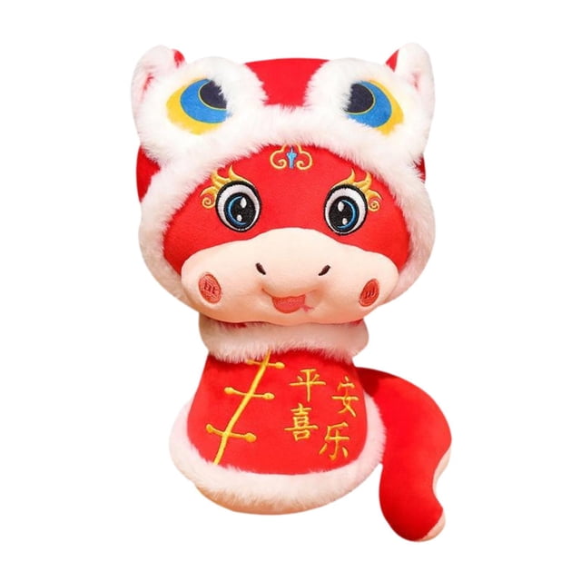 Juguete de Peluche Serpiente BLESIY Año Nuevo Chino Altura 20 cm