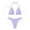 Purple, variant on Swim Suits for Women 2025 Bikini Sets for Women Bathing Suit for Women Bikini 2025 New Triangle Bikini Sets Women's Terrycloth Swimsuit Summer Bikini Set with Chest Pad White M