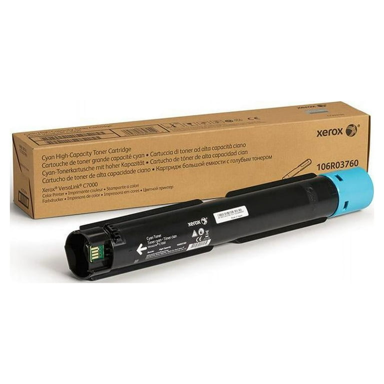 106R03760 High-Yield Toner, 10,100 Page-Yield, Cyan 106R03760 High-Yield Toner, 10,100 Page-Yield, Cyan